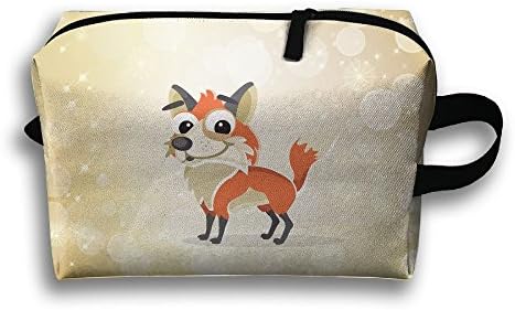 Elegant Corgi Female Cartoon Bag Makeup Multifunction Premium Travel Case Brush Organizer