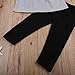BULINGNA 2Pcs Kids Toddler Baby Girls Off Shoulder T-Shirt Tops+Long Pants Outfit Clothes Set