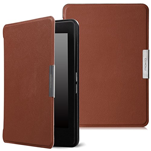 MoKo Case for Kindle Paperwhite, Premium Ultra Lightweight Shell Cover with Auto Wake / Sleep for Amazon All-New Kindle Paperwhite (Fits All 2012, 2013, 2015 and 2016 Versions), COFFEE