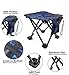 FantasyBear Small Folding Chair,Portable Lightweight Waterproof 600D Oxford Outdoor Folding Chair for Camping Fishing Travel Hiking Picnic Beach Quickly Fold Chair Stool (Blue)
