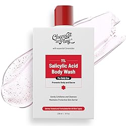 Chemist at Play 1% Salicylic Acid Body Wash Helps