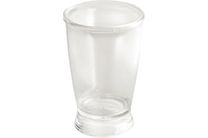 iDesign Franklin BPA-Free Plastic Decorative Makeup, Cosmetic, and Personal Care Organizer Tumbler Cup for Bathroom, Countert