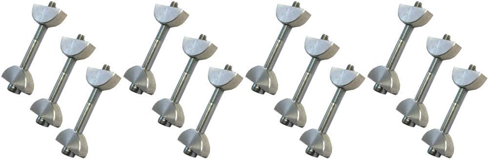 Unika Slimline Toggle Bolt for Compact Laminate Kitchen Worktop Connecting Bolts - 12 Pack