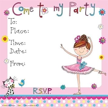 Rachel Ellen Biglietti Di Invito Per Feste Con Motivo