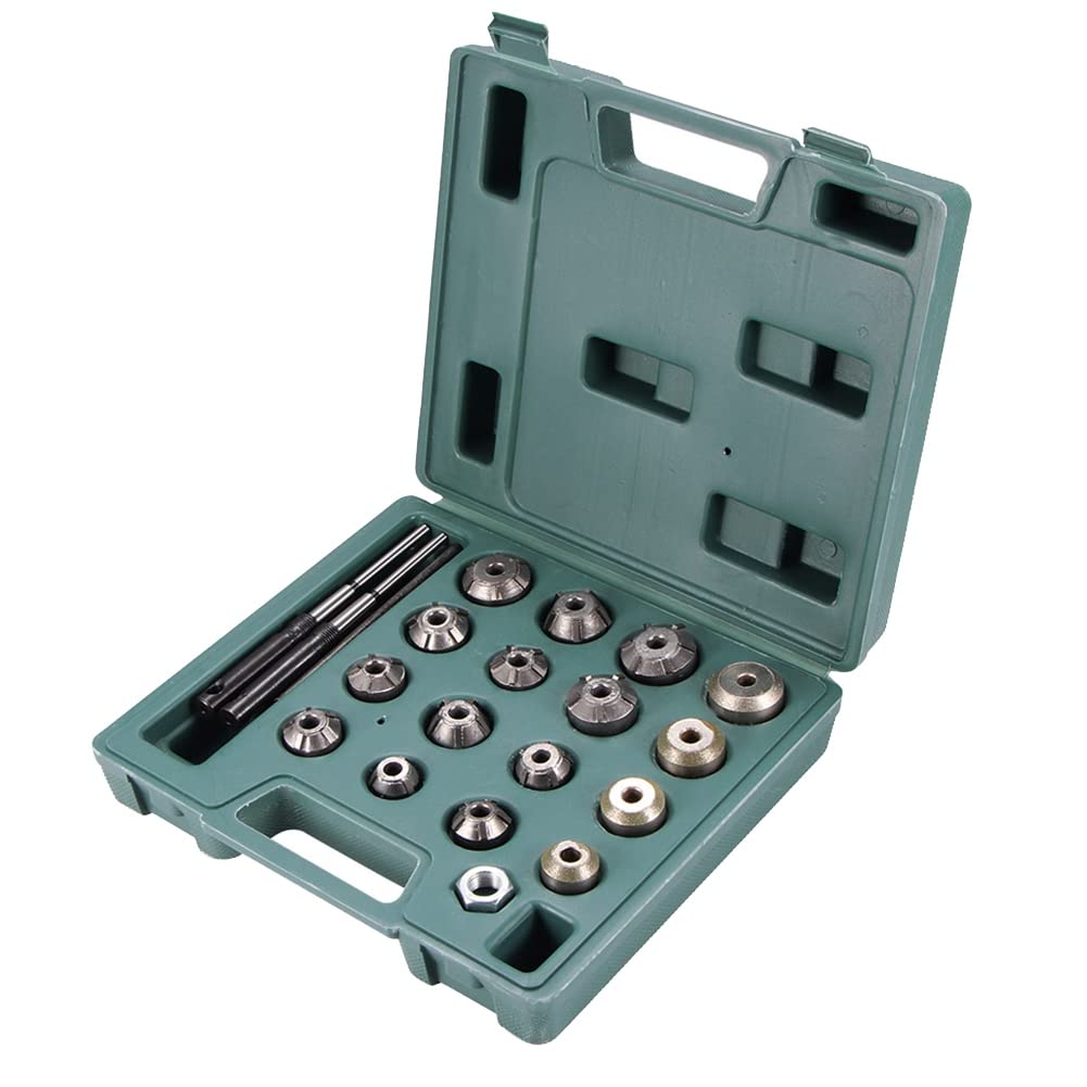 Qezodsx Universal Valve-Seat Reamer Valve-Seat Reamer for Motorcycle Carbide Reamer Diamond Grinding Wheel Repair Tool