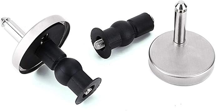 Paar Wc Sitz Befestigungen Zur Befestigung Von Oben Mit Dehnbaren Gummi Schrauben Und Muttern Von Melhope Amazon De Baumarkt