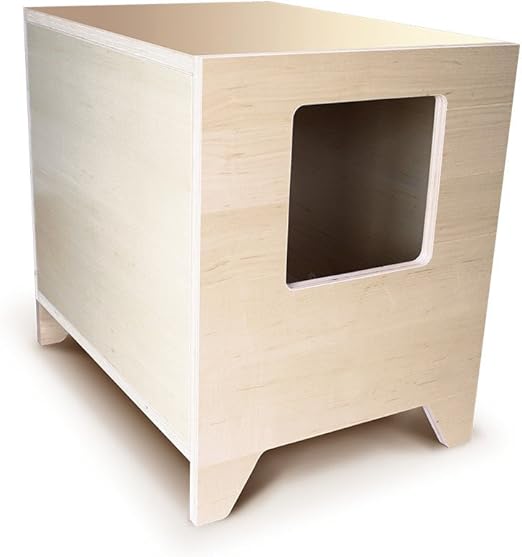Stylish Modern Litterbox Cabinet From Julinka Hauspanther In 2020 Cat Litter Box Furniture Cat Litter Box Cat Litter Cabinet