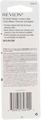 Revlon Stainless Steel Slant Tip Tweezers for Accurate Hair Removal view 7