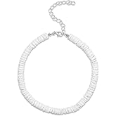 Fesciory Puka Shell Anklet for Women Summer Natural Cowrie Adjustable Ankle Bracelet, Handmade Boho Hawaiian Beach Seashell Jewelry