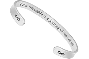 Btysun Bracelets for Women Mothers Day Bracelet Gifts from Daughter Inspirational Gifts for Women Graduation Gifts for Her Motivational Birthday Cuff Bangle Friendship Personalized Mantra Jewelry…