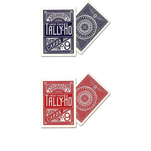 2 mazzi Carte Tally-Ho Circle Back