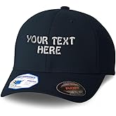 Flexfit Hats for Men &amp; Women Custom Hat Personalized Text Dad Hats Baseball Cap