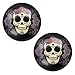 LilMents Floral Sugar Skull Mexican Calvera Mens Womens Stainless Steel Stud Earrings