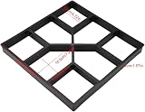 Ejoyous Paving Mould Garden Patio Path Maker Concrete Stone Walk Way DIY 15.75 view 4