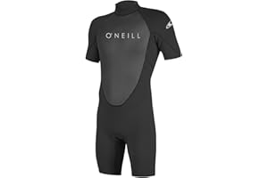 O'Neill Men's Reactor-2 2mm Back Zip Short Sleeve Spring Wetsuit, Lightweight Warmth with Good Flexibility for Surfing, Paddleboarding, Kayaking