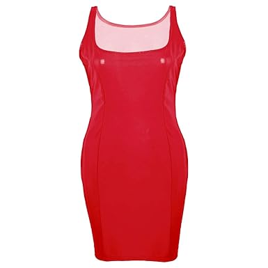 vestito rosso elegante corto