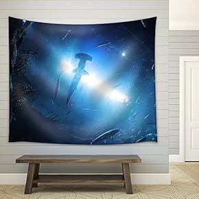 The Marine Life, Ocean Park Hong Kong - Fabric Wall Tapestry Home Decor - 51x60 inches