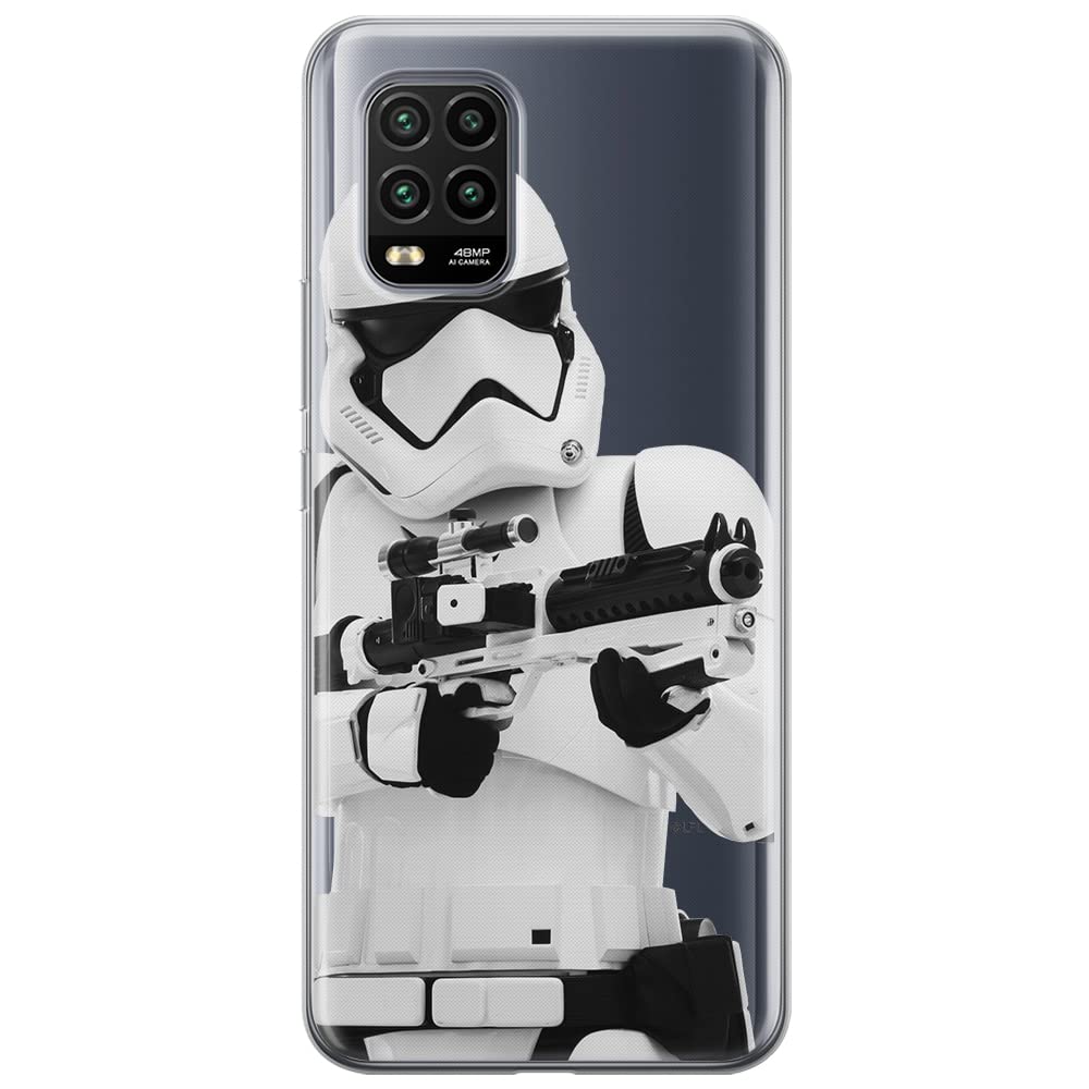 ERT GROUP mobile phone case for Xiaomi MI 10 LITE original and officially Licensed Star Wars pattern Stormtrooper 007 optimally adapted to the shape of the mobile phone, partially transparent