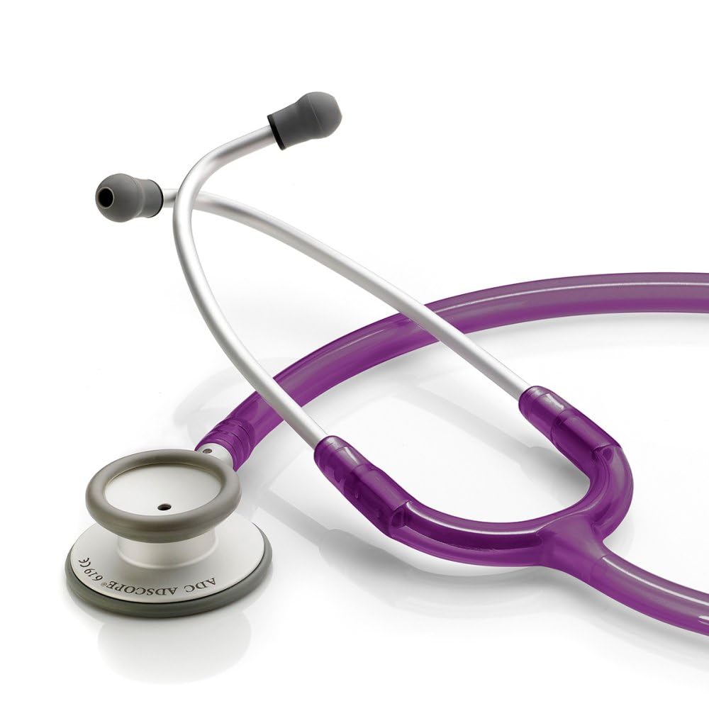 ADC Adscope 619 - Ultra-lite Clinical Stethoscope - Amethyst