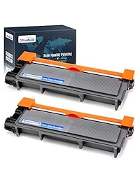 Office World, repuesto de cartucho de tóner compatible con Brother TN660 (negro, 2 paquetes), Brother HL-L2340DW HL-L2380DW HL-L2300D DCP-L2540DW MFC-L2700DW MFC-L2740DW