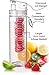 Infuser Water Bottle 27 Ounce - Updated for 2015! - FREE Recipe Booklet with Order* - Made of Eastman Tritan™ - Create Your Own Flavored Water, Naturally, with Ingredients YOU Select | The Fun & Healthy Way to Enjoy Your Daily Water.