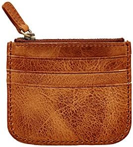 [DUJES] Slim Zipper Card Case Wallet JB812-002 (NATURAL)