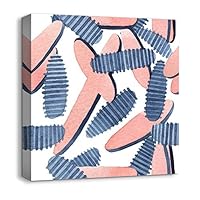 Canvas Wall Art Abstract Color Canvas Prints Home Artwork Decoration for Living Room,Bedroom - 12x12 inches