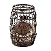 Alayna Cork Holder, Barrel For Wine Cork Collection, 8.5 inch, Metal, Vintage, Classy, Bronze Design