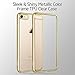iPhone 7 Case, ESR iPhone 7 Clear Soft TPU Back Cover with Electroplating Frame Bright Glossy Metal Coloring Bumper [Slim Fit] for 4.7 inches iPhone 7 - Rose Gold Plating Frame