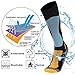 SuMade 100% Waterproof Breathable Socks, Unisex Knee High Cycling Hiking Climbing Socks 1 Pair
