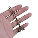 Outus 15 Pieces Retro Adornment Eiffel Tower Keychain Key Ring