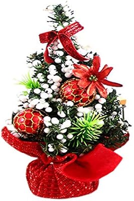 Mxxgmyj Mini Artificial Christmas Tree Christmas Decoration For