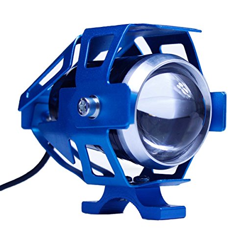MZQLight U5 LED Lamp Headlight Fog Light Spotlight for Motorcycle/ATV/Truck (Blue)