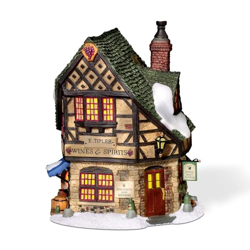 Department 56 Dickens' Village E Tipler Agent Wine and Spirits Shop Lit Buildin…