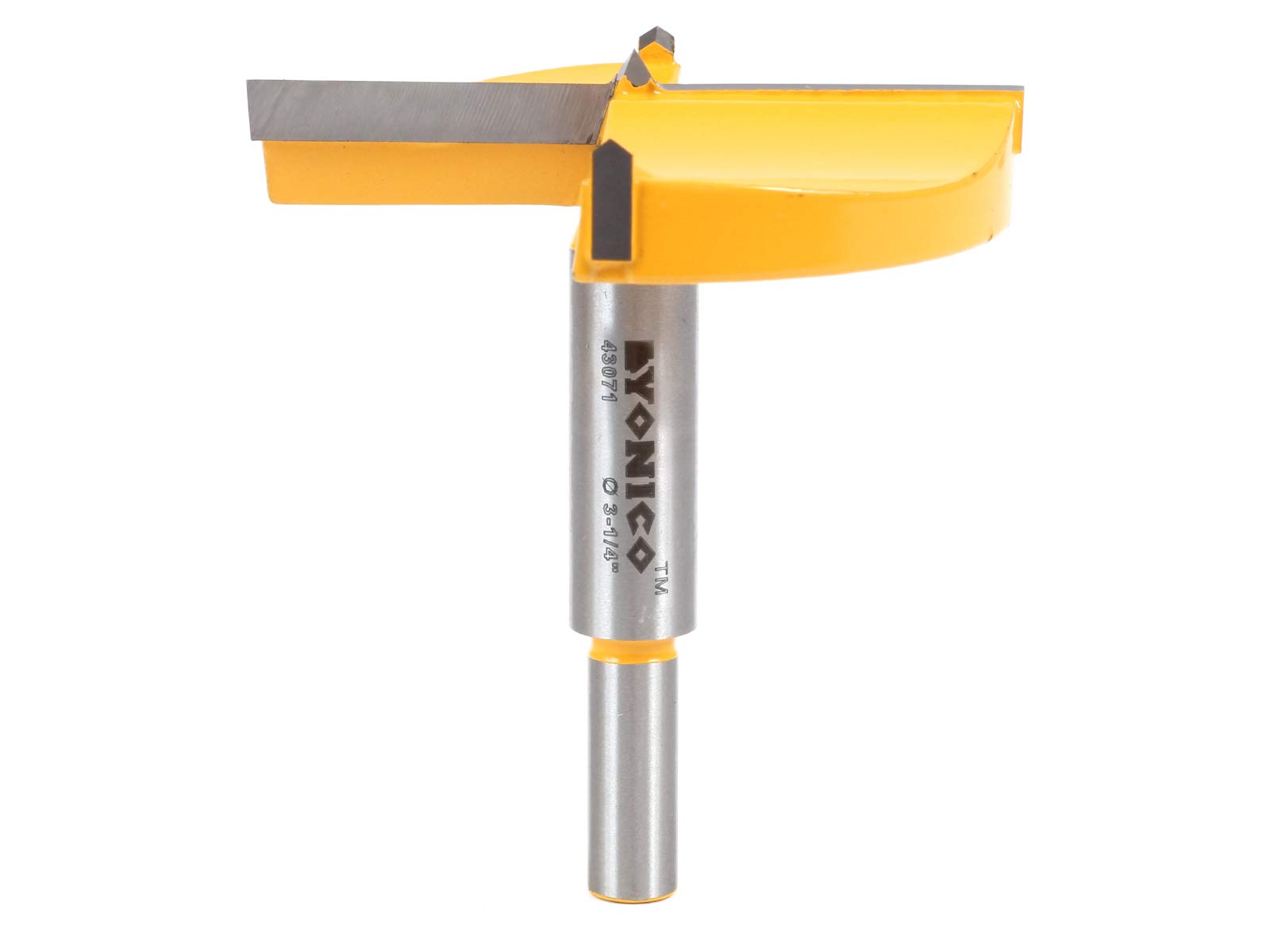 Yonico 43071C 3-1/4-Inch Diameter Carbide Forstner Drill Bit 10mm Shank