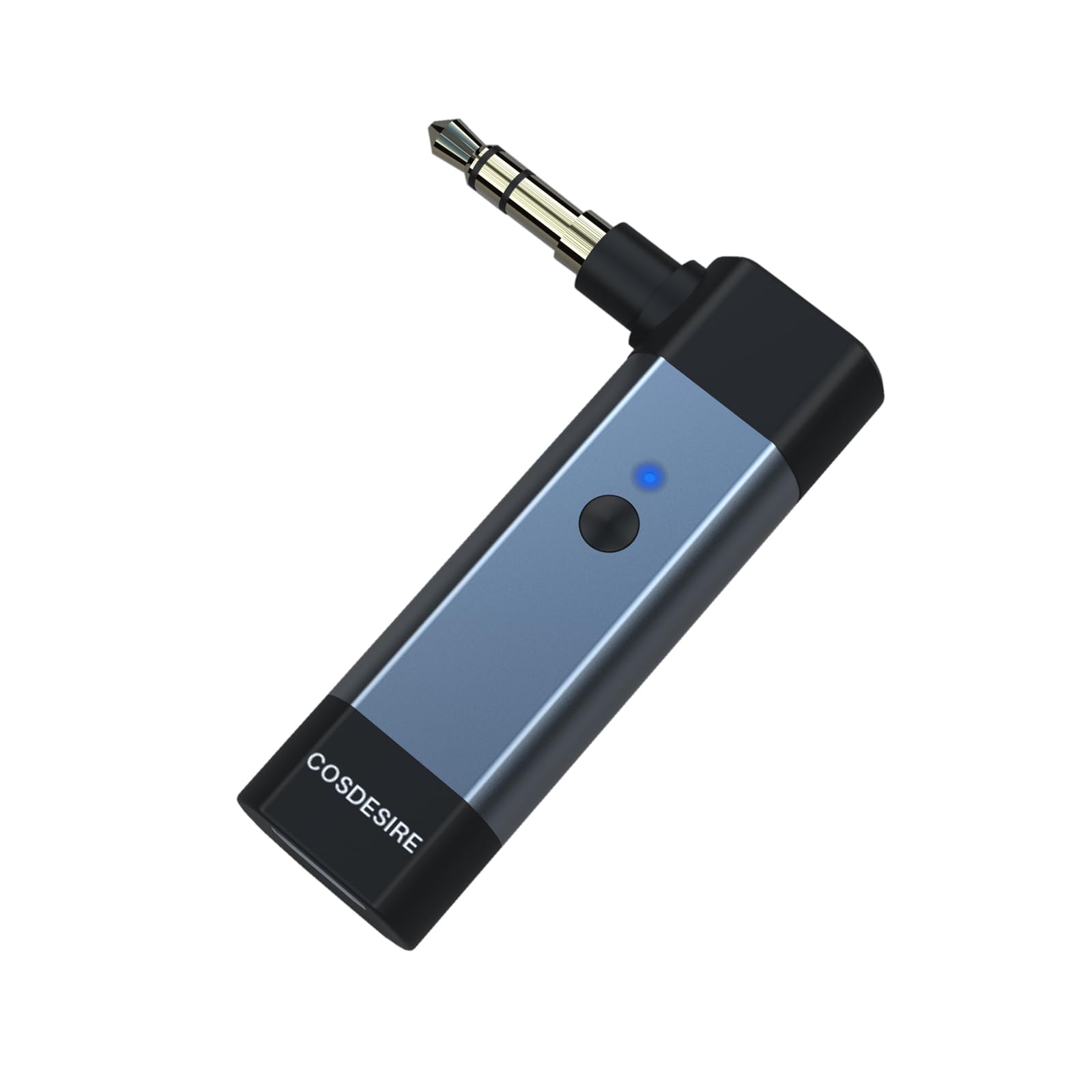COSDESIRE Bluetooth Adapter with 3.5mm AUX Jack and Built-in Microphone for Beats Mixr/Solo 2 / Studio 2 / Executive/Pro Wired Headphones, Wireless Audio Receiver/Carkit for Speaker/Car Audio