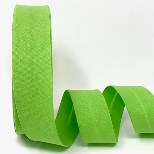 Byetsa Lime Green 30mm Polycotton Bias Binding on a 25m Roll