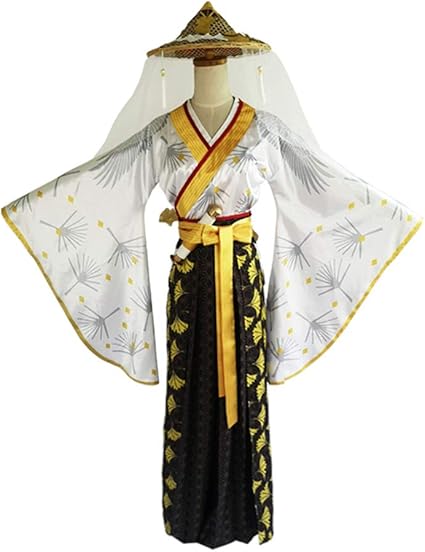 Amazon Identityv 第五人格 芸者 羅生門 美智子 高級衣装 コスプレ衣装 変装 忘年会 学園祭 コスプレ衣装 Cosplay M コスプレ 仮装 通販