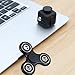Magicfly Fidget Spinner and Fidget Cube : Stress Reducer Perfect For ADD, ADHD, Anxiety & Autism Adult Children (Black)