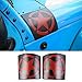 Cowl Body Armor Cover Sport Exterior Accessories Parts for Jeep Wrangler Rubicon Sahara JK & Unlimited 2007-2017 (Red)