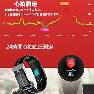 Hunie 2019 最新版 スマートウォッチ 活動量計 歩数計 万歩計 ストップウォッチ 心拍計 カラースクリーンスマートブレスレット 多機能スポーツ ウォッチ ランニング 消費カロリー Ip68防水 Line Twitter 電話着信通知 目覚まし時計 睡眠検測 Iphone Android対応 日本語説明