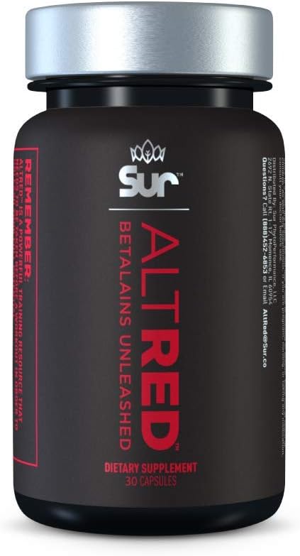 AltRed - 25% Betalain Extract - Athletic Endurance and Recovery Supplement - NSF Certified - Informed Sport - No Sugar - Stimulant Free