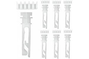 APUXON 20pcs The Stem and Gear for Vanes Carrier of 3-1/2" or 5" Vertical Blinds Components Used for Headrail