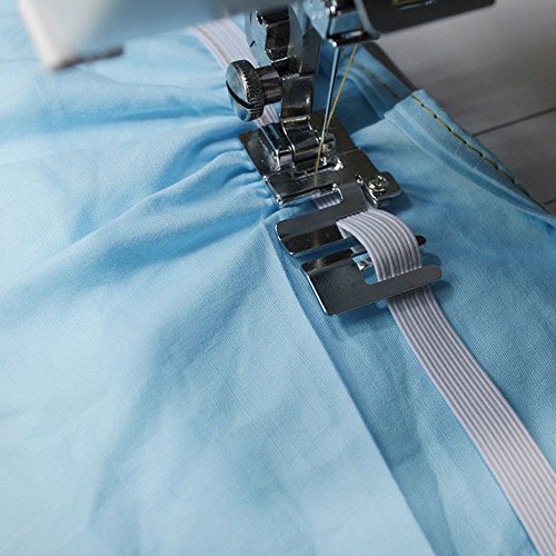 YEQIN Elastic Cord Band Fabric Stretch Domestic Sewing Machine Foot Presser#9907-6
