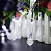 VMANOO Christmas Decorative Solar Powered Lights, 30 LED 19.7ft 8 Modes Water Drop Fairy String Light for Outdoor Indoor Home Patio Lawn Garden Party Wedding Holiday Valentines Gift 2 Pack (White)