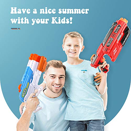 ANDSTON Water Gun for Kids, Squirt Guns with Large Capacity 1200CC Water Blaster Soaker Up to 10M Range, Water Shoot Toys for Boys Swimming Pools Guns Beach Party Favor Shooter Fight Play Toys