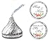 324 Floral Roses Hugs and Kisses from The New Mr. & Mrs. Kisses Wedding Stickers, Chocolate Drops Labels Stickers for Weddings, Bridal Shower Engagement Party Decorations, Favors for Kisses