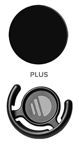 PopSockets: Collapsible Grip & Stand for Phones and Tablets - Black & Mount