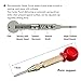 Countersink Drill Bit+Center Punch, Baban Countersink Drill Bit Set 6 Pcs 1/4'' Hex Shank HSS 5 Flute Countersink 90 Degree Center Punch Tool Sets For Wood Quick Change Bit 6mm-19mm
