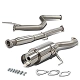 4 inches Round Muffler Tip Stainless Steel Catback
